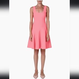 $1290 Akris puntoKnit Scoopneck Midi-Dress